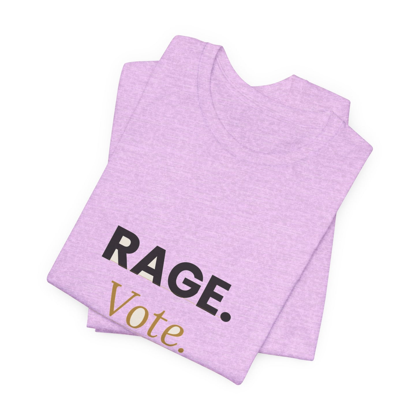 Rage Vote Repeat t-shirt by Moral Fabric — bold progressive political tee Canada
