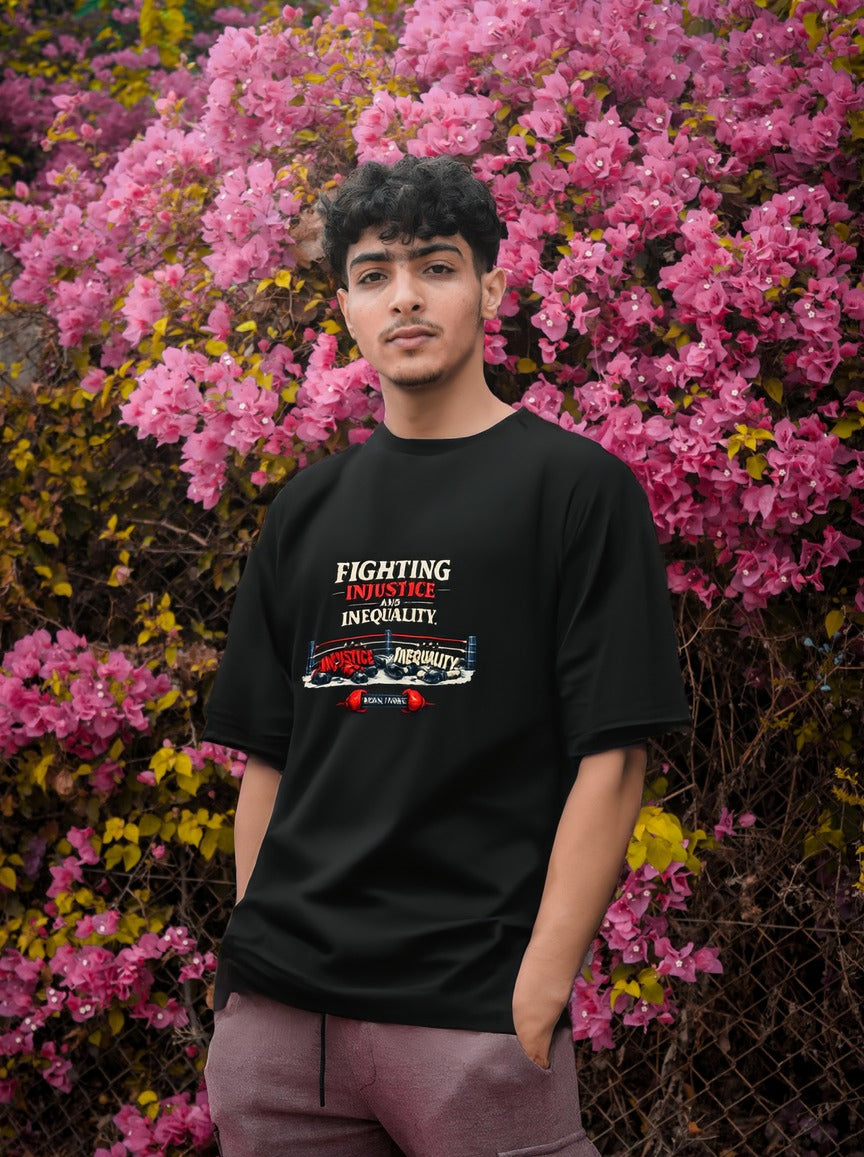 Fighting Injustice and Inequality t-shirt by Moral Fabric — social justice activist tee Canada
