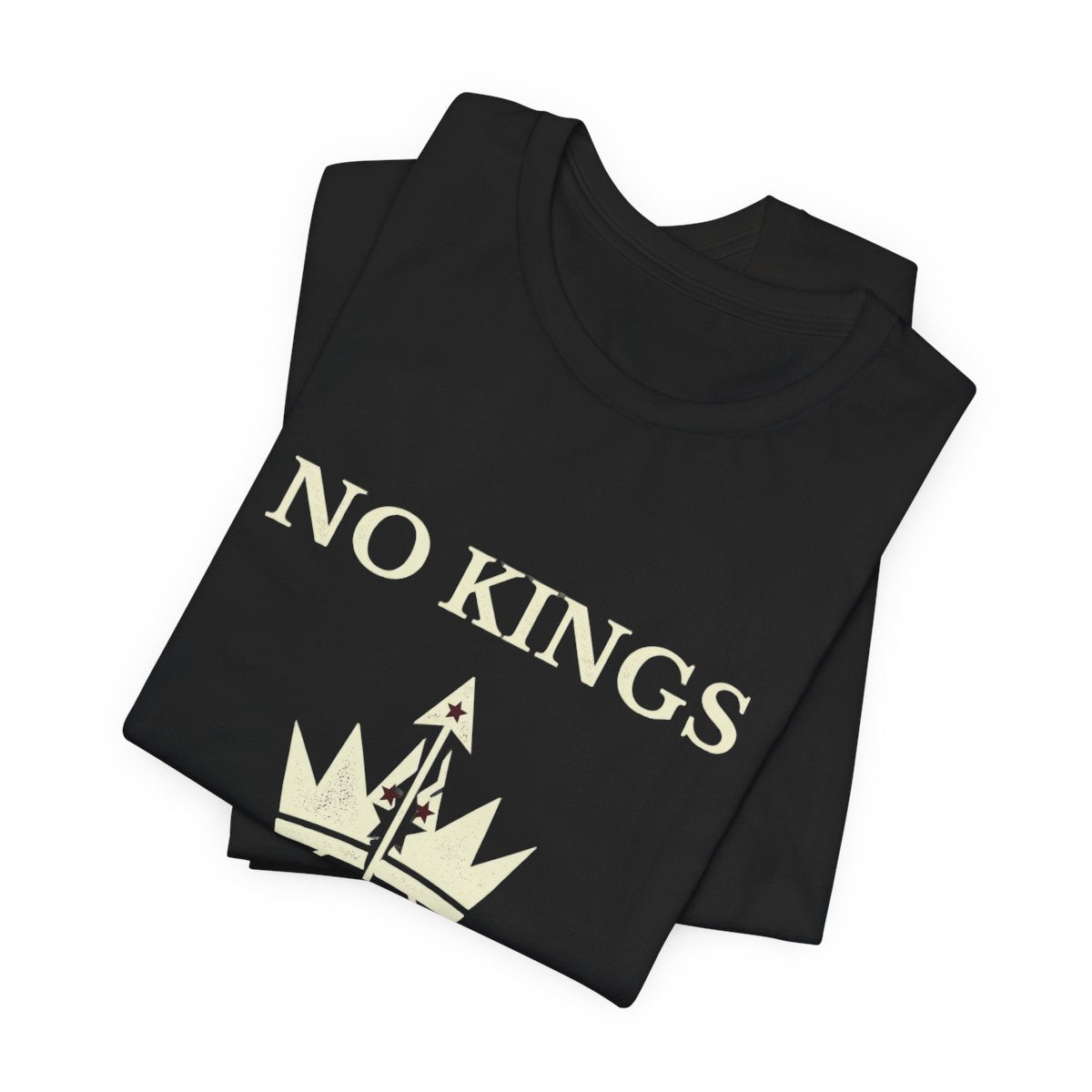 No Kings t-shirt by Moral Fabric — anti-authoritarian political tee Canada