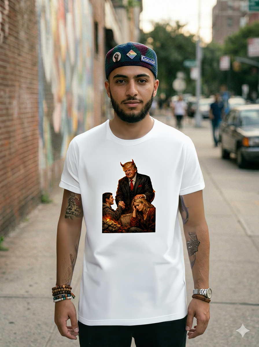 Trump Devil Political Satire Tee